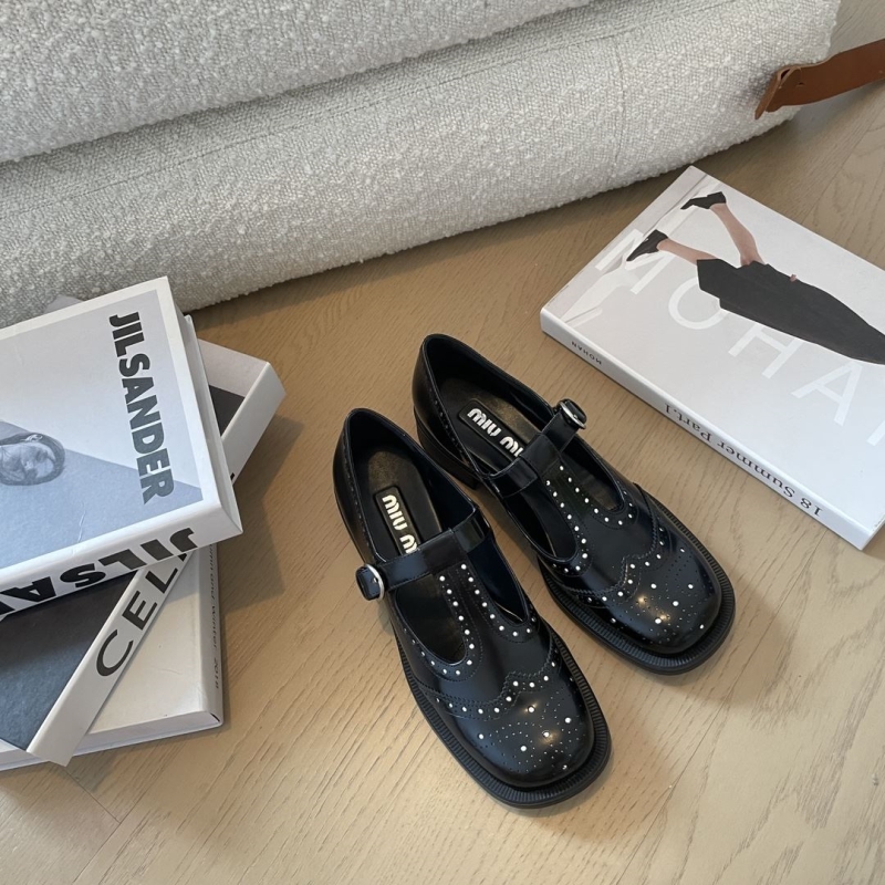 Miu Miu Leather Shoes